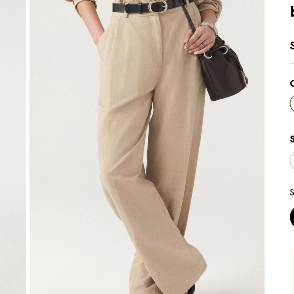 BA&SH Berny Trouser in Beige
